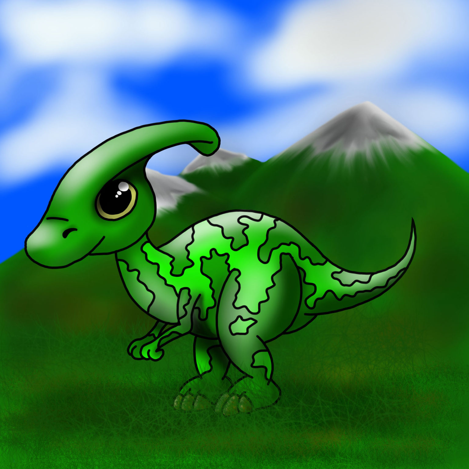 Serie Lil Dino - Parasaurolophus